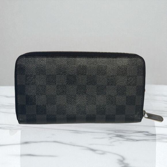 Louis Vuitton Damier Zippy Organizer Long Wallet Graphite w/ Dust Bag, Box, COA - Picture 4 of 16